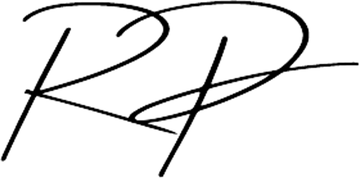 Monogramme RP — logo de Romain Perrollaz